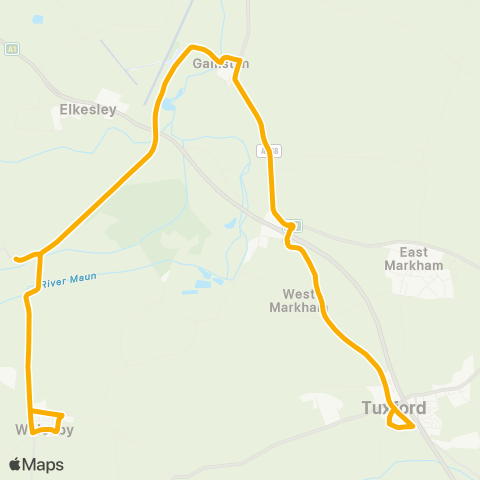 Stagecoach East Midlands  map