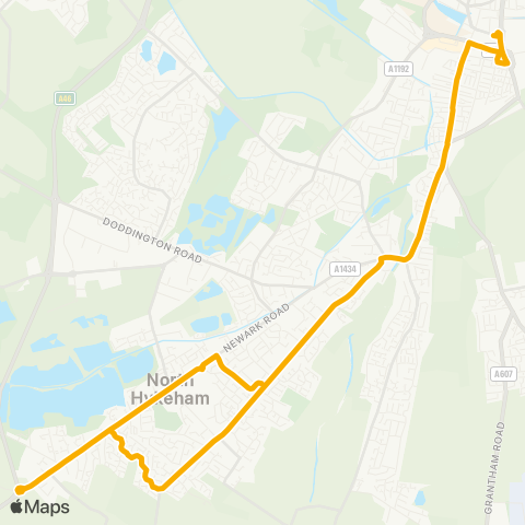 Stagecoach East Midlands  map