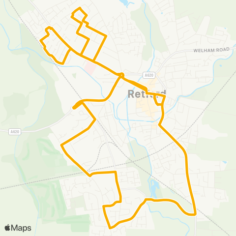 Stagecoach East Midlands  map