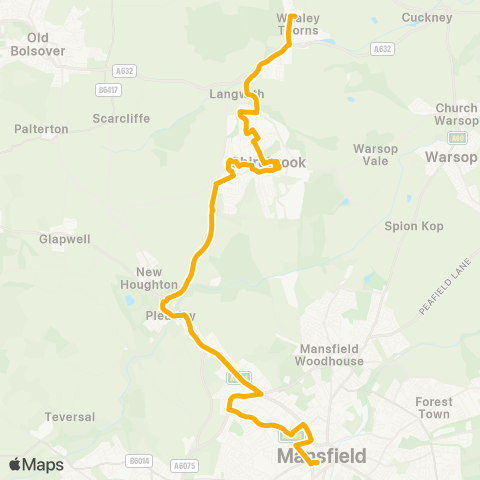 Stagecoach East Midlands  map