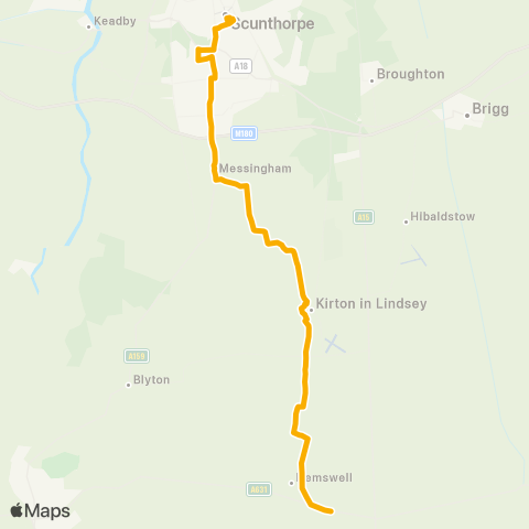 Stagecoach East Midlands  map