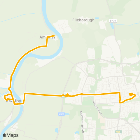 Stagecoach East Midlands  map