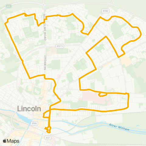 Stagecoach East Midlands  map