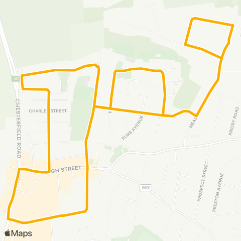 Stagecoach East Midlands  map