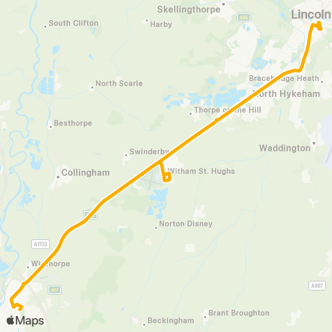 Stagecoach East Midlands  map