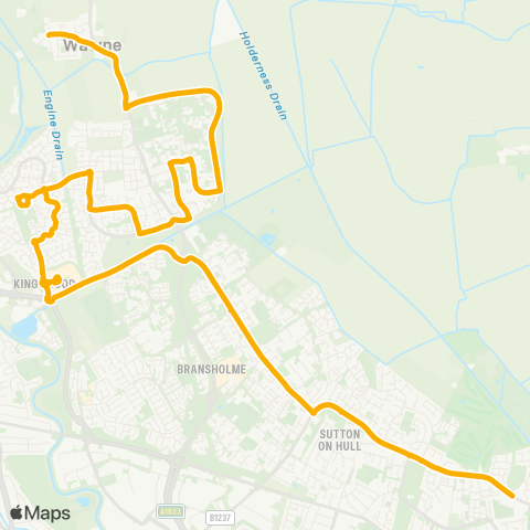 Stagecoach East Midlands  map