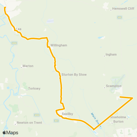 Stagecoach East Midlands  map