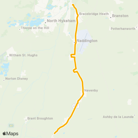 Stagecoach East Midlands  map