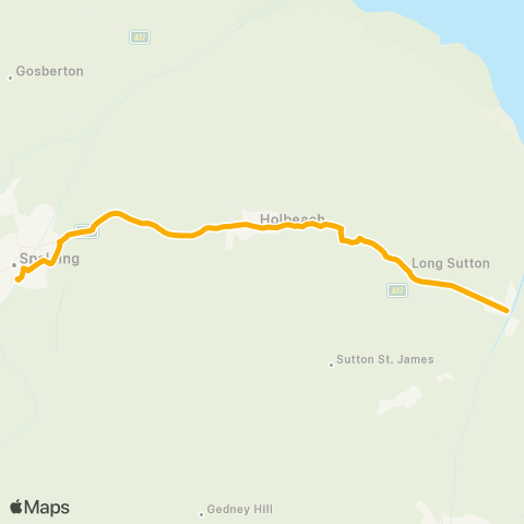 Stagecoach East Midlands  map