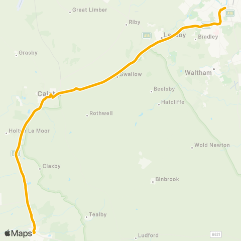 Stagecoach East Midlands  map