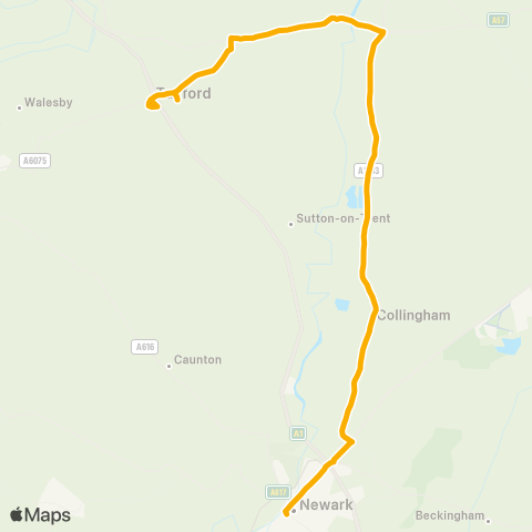 Stagecoach East Midlands  map