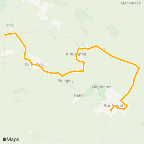 Stagecoach East Midlands  map