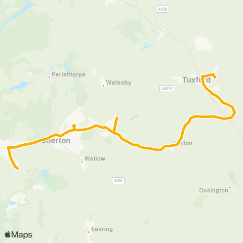 Stagecoach East Midlands  map