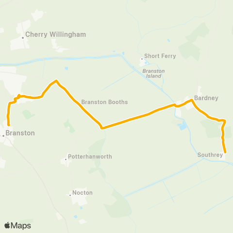 Stagecoach East Midlands  map