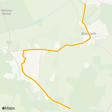 Stagecoach East Midlands  map