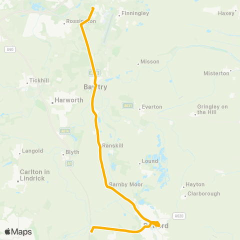 Stagecoach East Midlands  map