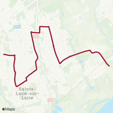 Naolib Bournière - Reinetière map