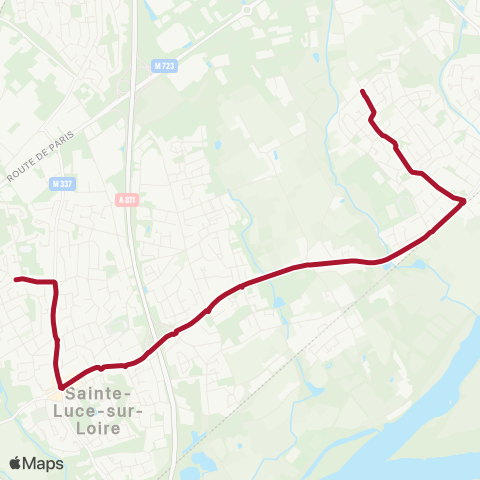 Naolib Le Halleray - Reinetière map