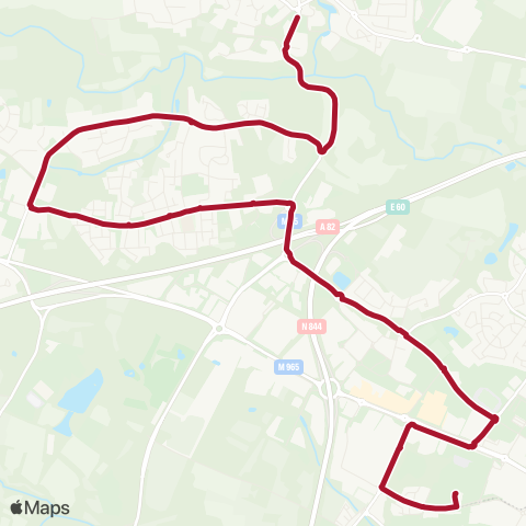 Naolib Mairie d'Orvault - Angevinière map