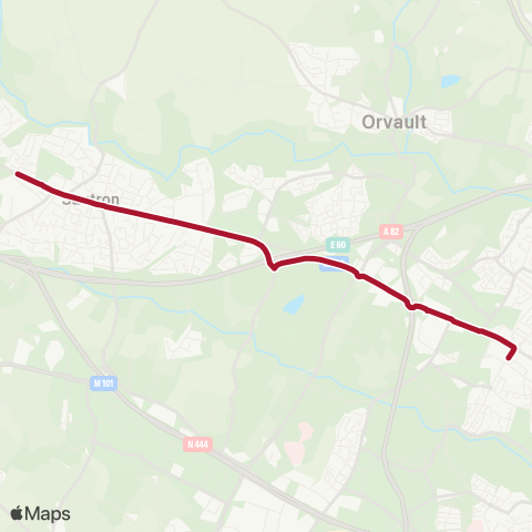 Naolib Cheverny - Sautron map