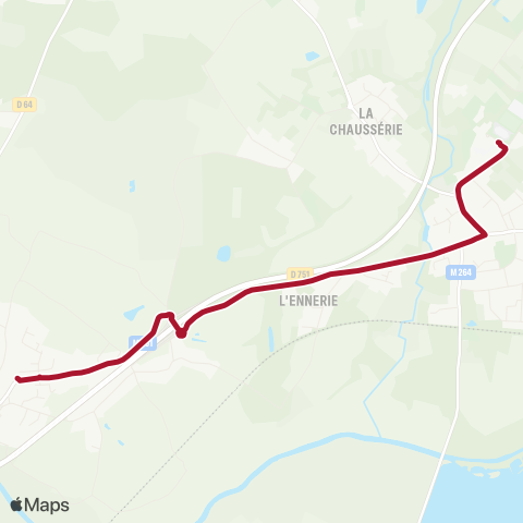 Naolib Saint-Hermeland - Saint-Léger-les-Vignes map