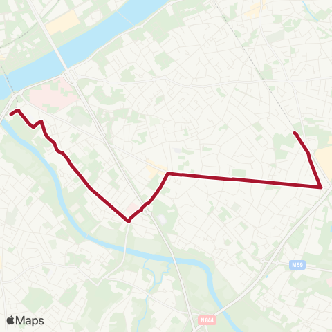 Naolib René Bernier - Pirmil map