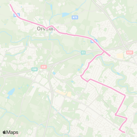 Naolib Orvault - Beauséjour map