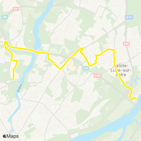 Naolib Chassay / Bellevue - Fac de Droit map