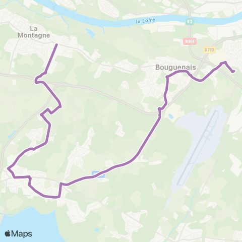 Naolib Château d'Aux - Neustrie map