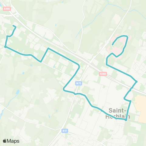 Naolib Hôpital Laënnec - Hauts de Couëron map