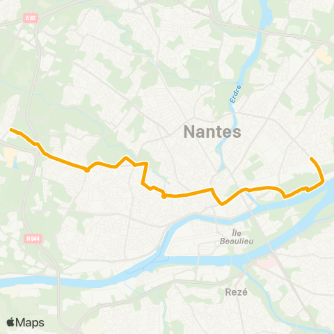 Naolib Armor - Bd de Doulon map