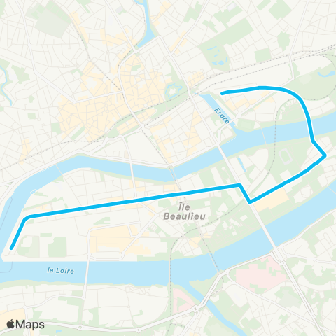 Naolib Hangar à Bananes - Gare Sud map