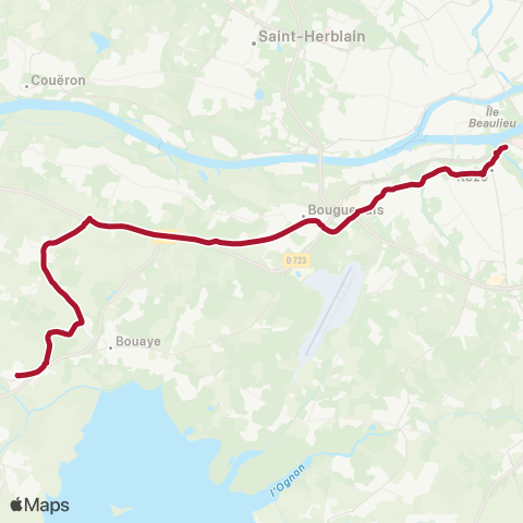 Naolib Pirmil - St-Léger-les-Vignes map