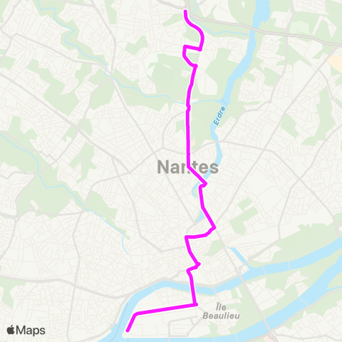 Naolib Porte de la Chapelle - Hangar à Bananes map