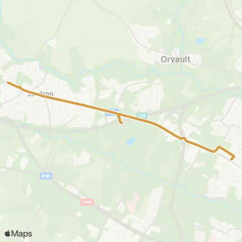 Naolib Sautron - Orvault Morlière map
