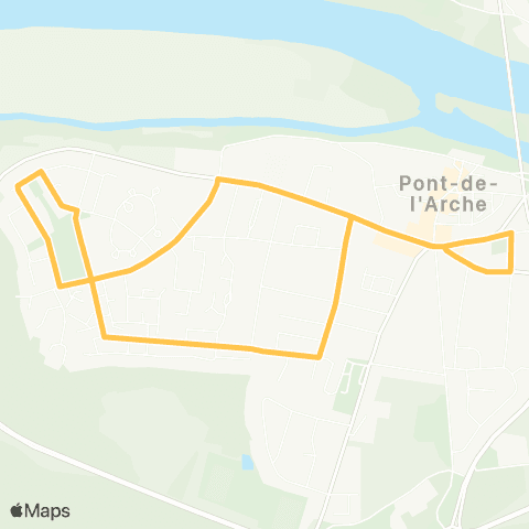 SEMO - Lignes scolaires Pont-de-l'Arche map