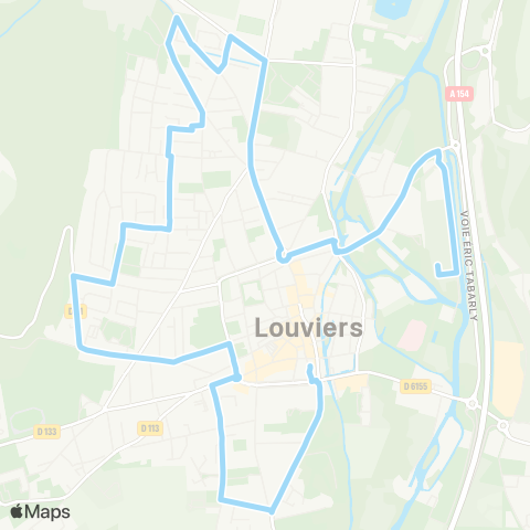 SEMO Circulaire Louviers map
