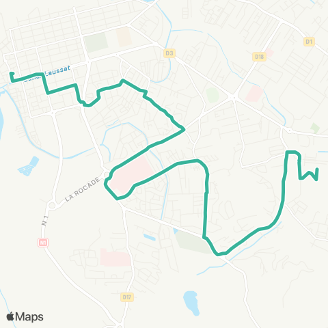 Semop Agglo'bus Grae Routière/Mont-Lucas map