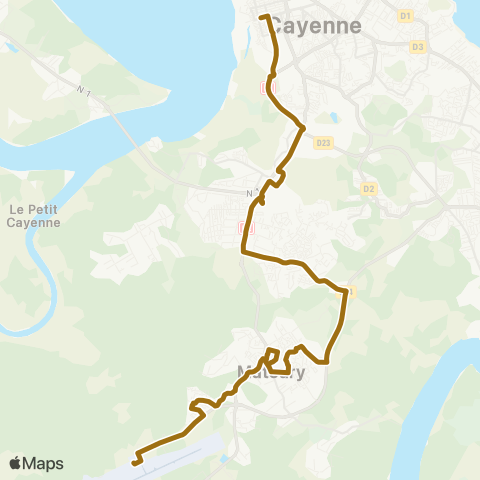 Semop Agglo'bus Aéroport F. Eboué / Gare routière map