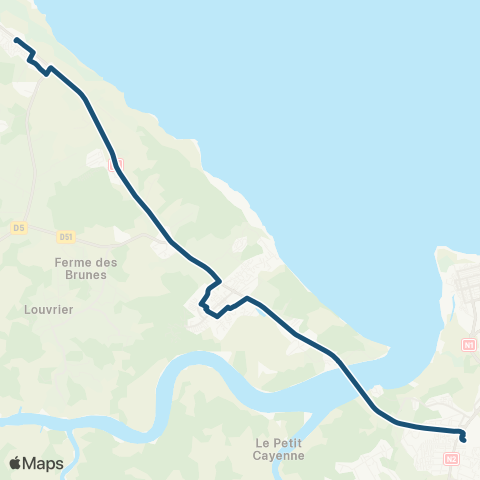 Semop Agglo'bus Macouria / Family Plaza map