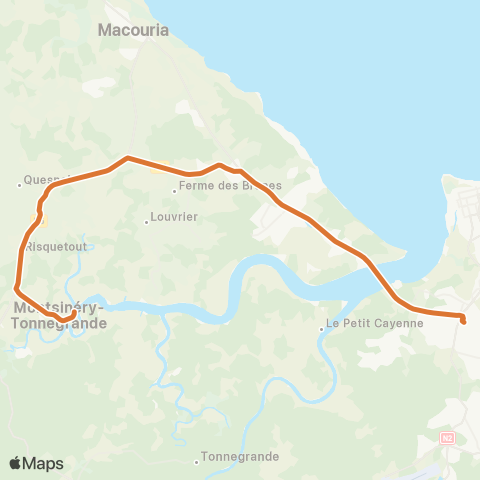 Semop Agglo'bus Montsinéry / Family Plaza map