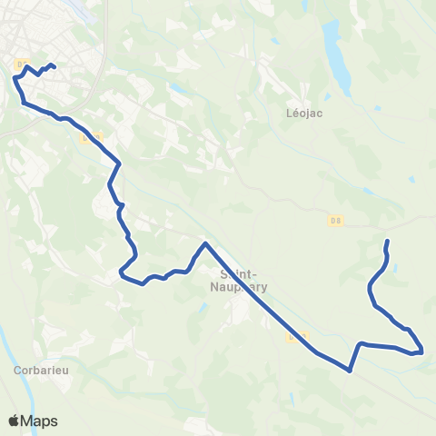 TM Transports Montalbanais Caprais - Pôle Fobio map