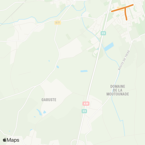 TM Transports Montalbanais Bressols map