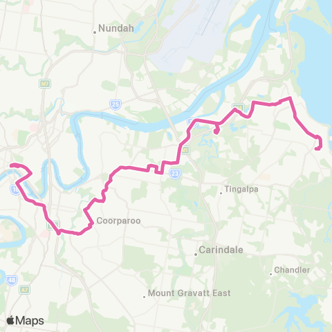 TransLink Manly ALLS - Roma St map