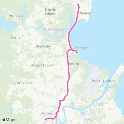 TransLink City - Albion - Milton (Alls) map