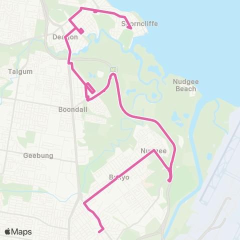 TransLink Shorncliffe - Northgate map