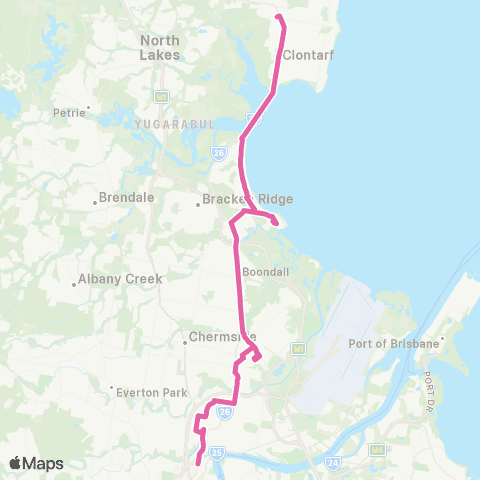 TransLink City - Northern Corridor (All) map