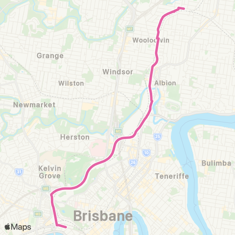 TransLink Airport Train map