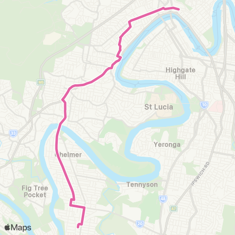 TransLink City - Western Corridor (Alls) map