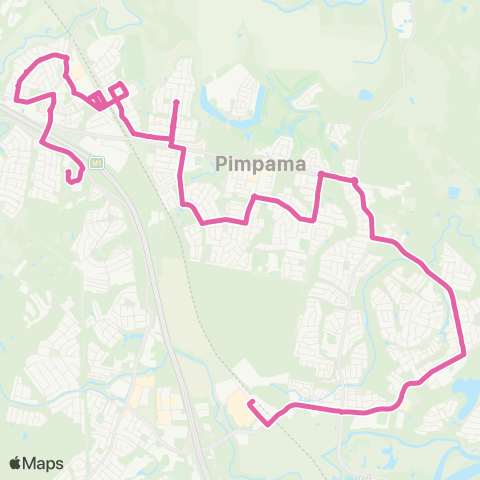 TransLink Pimpama Sports Hub - Coomera map